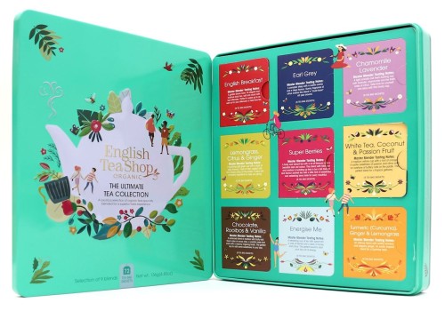 27582MEGA ZESTAW HERBAT I HERBATEK CODZIENNYCH BIO W PUSZCE (THE ULTIMATE - 9 SMAKÓW) (72 x 1,8 g) 136 g - ENGLISH TEA SHOP-1