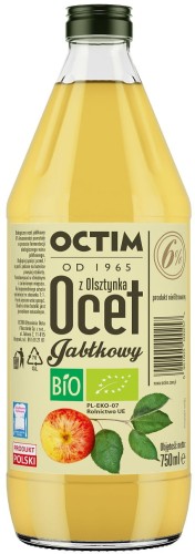 27823OCET JABŁKOWY 6 % BIO 750 ml - OCTIM-1