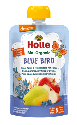 27837MUS W TUBCE GRUSZKA - JABŁKO - JAGODA - OWIES BEZ DODATKU CUKRÓW OD 6 MIESIĄCA DEMETER BIO 100 g - HOLLE-1