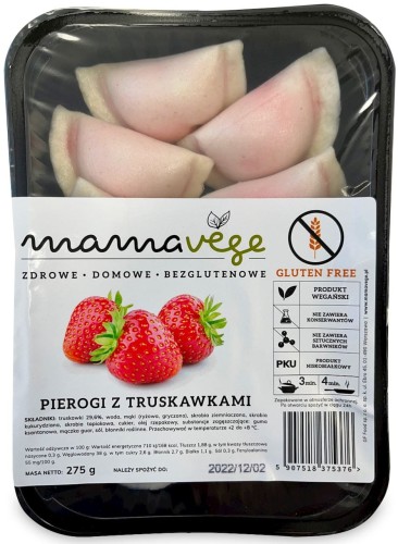 27881PIEROGI Z TRUSKAWKAMI BEZGLUTENOWE 275 g - MAMA VEGE-1