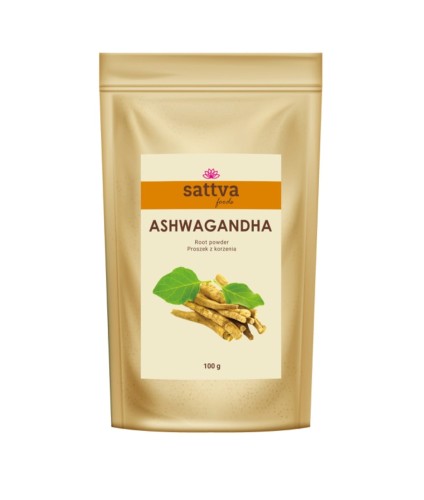 27986ASHWAGANDHA W PROSZKU 100 g - SATTVA-1