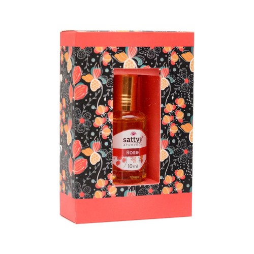 28002PERFUMY W OLEJKU RÓŻA 10 ml - SATTVA-1