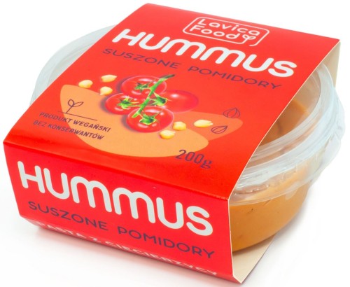 28068HUMMUS SUSZONE POMIDORY 200 g - LAVICA FOOD-1