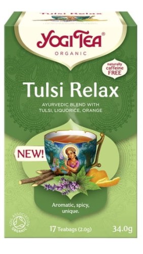 28095HERBATKA AJURWEDYJSKA TULSI RELAX BIO (17 x 2 g) 34 g - YOGI TEA-1