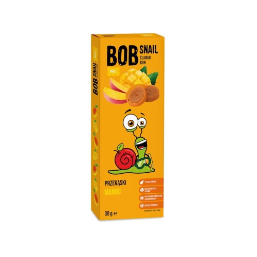 28174PRZEKĄSKA MANGO BEZ DODATKU CUKRU BEZGLUTENOWA 30 g - BOB SNAIL-1