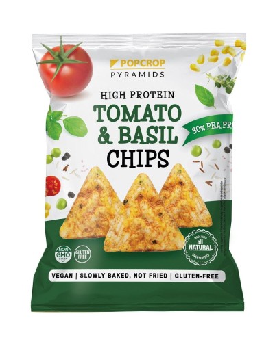28227CHRUPKI PIRAMIDKI PROTEINOWE O SMAKU POMIDORA Z BAZYLIĄ 60 g - POPCROP-1
