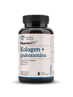 28342KOLAGEN + GLUKOZAMINA 90 KAPSUŁEK 68,9 g - PHARMOVIT (CLASSIC)-1