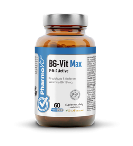 WITAMINA B6-VIT MAX P-5-P ACTIVE 60 KAPSUŁEK 18,01 g - PHARMOVIT (CLEAN LABEL)