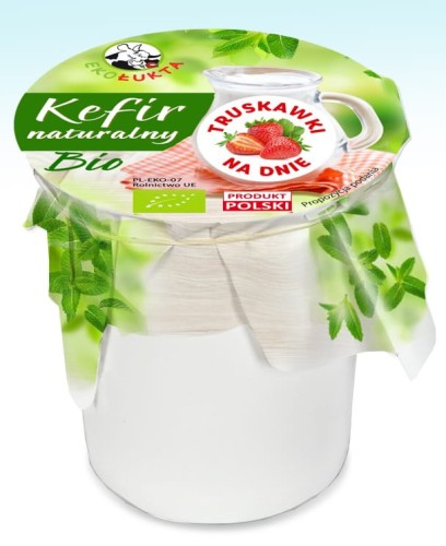28385KEFIR Z TRUSKAWKAMI BIO 300 g - EKO ŁUKTA-1
