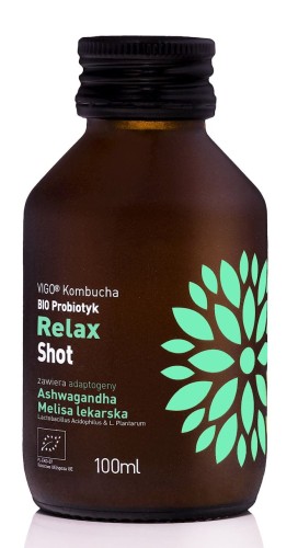 28392SHOT KOMBUCHA RELAX BEZGLUTENOWY BIO 100 ml - VIGO-1