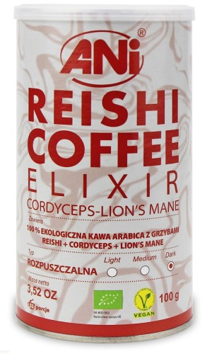 28435KAWA ROZPUSZCZALNA "REISHI ELIXIR" BIO 100 g - ANI-1