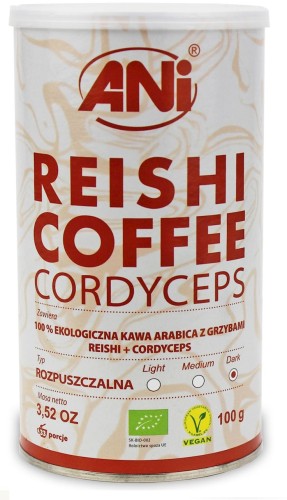 28436KAWA ROZPUSZCZALNA "CORDYCEPS" BIO 100 g - ANI-1