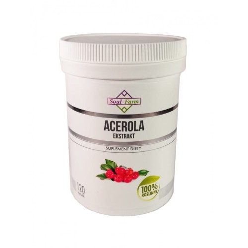28512ACEROLA EKSTRAKT 120 KAPSUŁEK (600 mg) - SOUL FARM-1