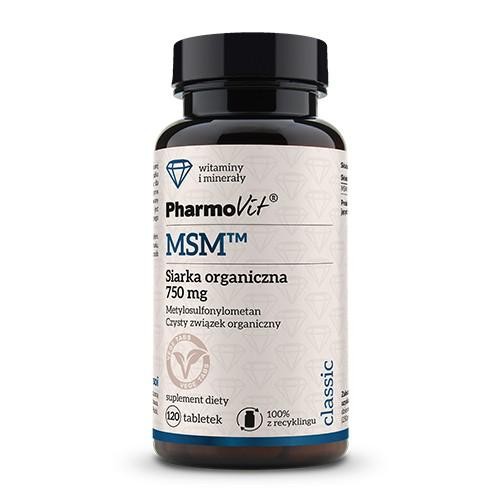 28578MSM SIARKA ORGANICZNA 120 TABLETEK 90 g (750 mg) - PHARMOVIT (CLASSIC)-1
