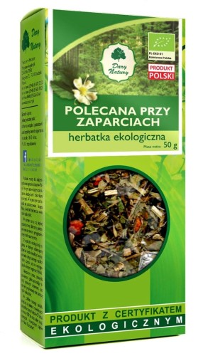28603HERBATKA POLECANA PRZY ZAPARCIACH BIO 50 g - DARY NATURY-1