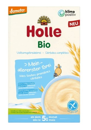 28620KASZKA OWSIANA PEŁNOZIARNISTA BEZ DODATKU CUKRÓW OD 5 MIESIĄCA DEMETER BIO 250 g - HOLLE-1