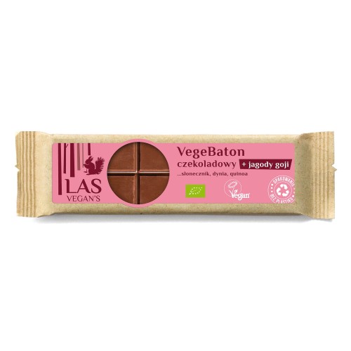 28639VEGE BATON CZEKOLADOWY + JAGODY GOJI BIO 35 g - LAS VEGAN'S-1