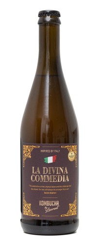 28674KOMBUCHA O SMAKU MANDARYNKI I SYCYLIJSKIEJ CYTRYNY (DANTE ALIGHIERI) BIO 750 ml - KOMBUCHA BY LAURENT (PLATINIUM)-1