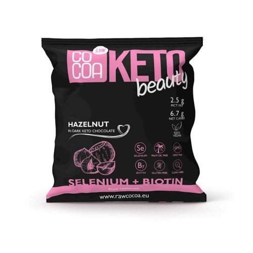 28782ORZECHY LASKOWE W KETO CZEKOLADZIE CIEMNEJ BEAUTY 70 g - COCOA-1
