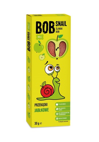 28824PRZEKĄSKA JABŁKOWA BEZ DODATKU CUKRU BEZGLUTENOWA 30 g - BOB SNAIL-1