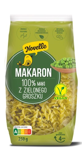 28933MAKARON PROTEINOWY (Z GROSZKU ZIELONEGO) ŚWIDERKI 250 g - NOVELLE-1