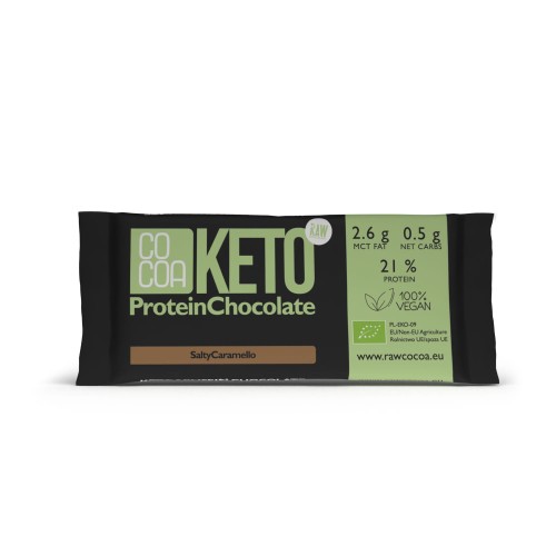 28936CZEKOLADA KETO PROTEINOWA O SMAKU SŁONEGO KARMELU BIO 40 g - COCOA-1