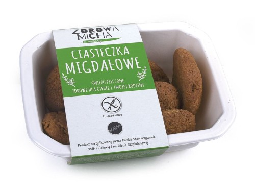 28948CIASTECZKA MIGDAŁOWE BEZGLUTENOWE 100 g - ZDROWA MICHA (NA ZAMÓWIENIE)-1