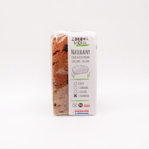 28969CHLEB Z ŻURAWINĄ BEZGLUTENOWY 600 g - ZDROWA MICHA (NA ZAMÓWIENIE)-1