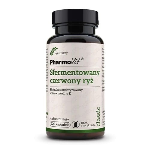 28978SFERMENTOWANY CZERWONY RYŻ EKSTRAKT 120 KAPSUŁEK - PHARMOVIT (CLASSIC)-1