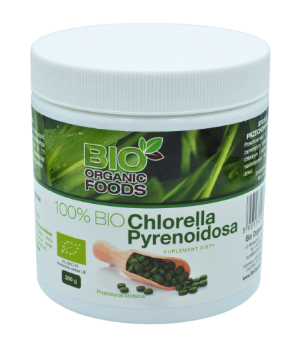 29000CHLORELLA PYRENOIDOSA BIO (250 mg) 1200 TABLETEK - BIO ORGANIC FOODS-1