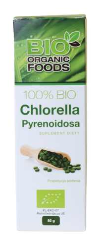 29002CHLORELLA PYRENOIDOSA BIO (250 mg) 320 TABLETEK - BIO ORGANIC FOODS-1