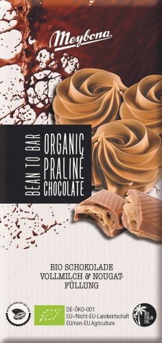 29026CZEKOLADA MLECZNA PRALINOWA BIO 100 g - MEYBONA-1