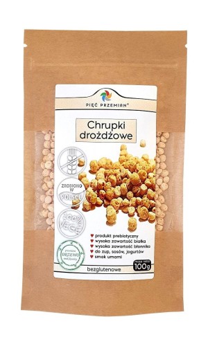 29028CHRUPKI DROŻDŻOWE BEZGLUTENOWE 100 g - PIĘĆ PRZEMIAN-1