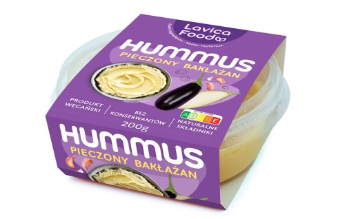 29043HUMMUS PIECZONY BAKŁAŻAN 200 g - LAVICA FOOD-1