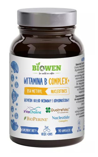 29086WITAMINA B COMPLEX+ 90 KAPSUŁEK - HEMPKING (BIOWEN)-1