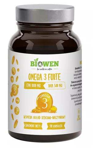 29088OMEGA 3 FORTE 90 KAPSUŁEK - HEMPKING (BIOWEN)-1