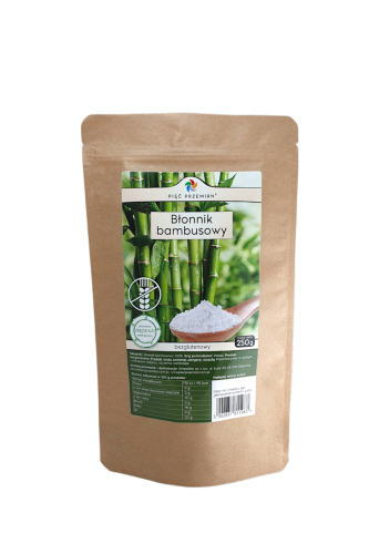 29099BŁONNIK BAMBUSOWY BEZGLUTENOWY 250 g - PIĘĆ PRZEMIAN-1