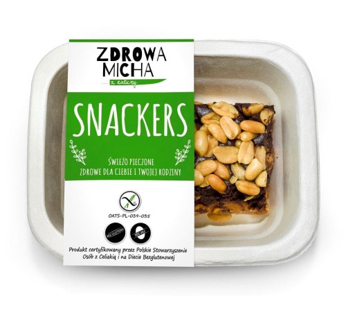 29155CIASTO SNACKERS BEZGLUTENOWE 250 g - ZDROWA MICHA (NA ZAMÓWIENIE)-1
