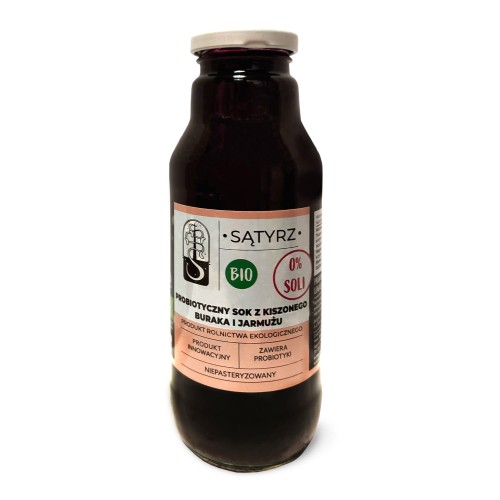 29209PROBIOTYCZNY SOK Z KISZONEGO BURAKA I JARMUŻU BEZ SOLI BIO 300 ml - SĄTYRZ-1