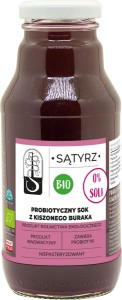 PROBIOTYCZNY SOK Z KISZONEGO BURAKA BEZ SOLI BIO 300 ml - SĄTYRZ
