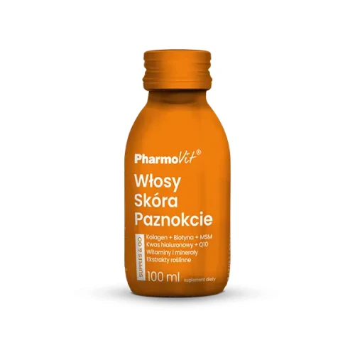 29443SHOT WŁOSY SKÓRA PAZNOKCIE BEZGLUTENOWY 100 ml - PHARMOVIT-1