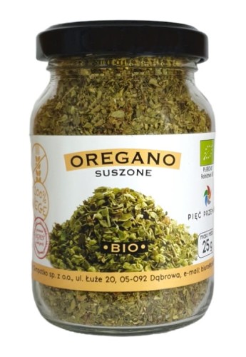 29488OREGANO SUSZONE BEZGLUTENOWE BIO 25 g - PIĘĆ PRZEMIAN-1