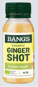 29503SHOT IMBIROWY Z JABŁKIEM I CYTRYNĄ BEZ DODATKU CUKRU BIO 60 ml - BANGS-1