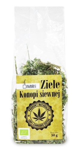 29526LIŚCIE KONOPI SIEWNEJ BIO 30 g - MIR-LEK-1