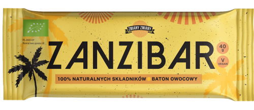 29641BATON OWOCOWY "ZANZIBAR" BEZGLUTENOWY BIO 40 g - ZMIANY ZMIANY-1