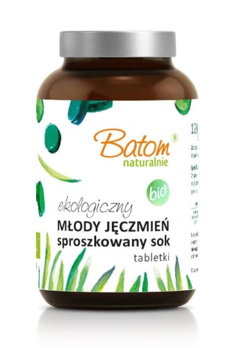 29712MŁODY JĘCZMIEŃ SPROSZKOWANY SOK 500 mg TABLETKI 120 g - BATOM-1