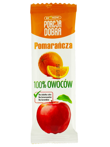 29745PRZEKĄSKA JABŁKOWO - POMARAŃCZOWA BEZ DODATKU CUKRU 16 g - PORCJA DOBRA-1