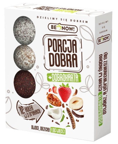 29793KULKI OWOCOWO - ORZECHOWE BEZ DODATKU CUKRU (12 x 12 g) 144 g - PORCJA DOBRA-1