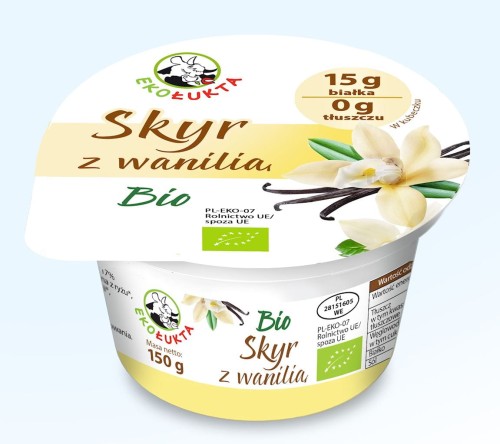29882SKYR JOGURT TYPU ISLANDZKIEGO Z WANILIĄ BIO 150 g - EKO ŁUKTA-1