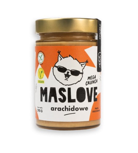 29935PASTA Z ORZESZKÓW ZIEMNYCH MEGA CRUNCHY BEZGLUTENOWA 290 g - MASLOVE-1
